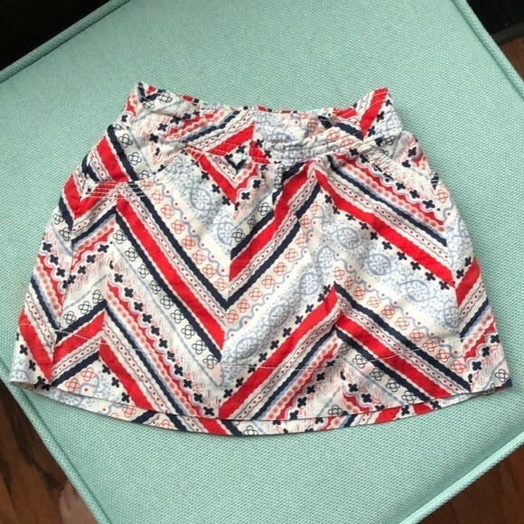 Old Navy Red White and Blue Printed Skirt 12-18M - Picture 1 of 5